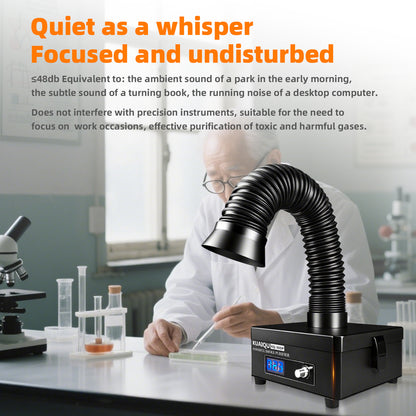 KUAIQU Fumes Extractor KQ30SP 30W-Filter type-powerful air cleaning for Light Welding & Soldering