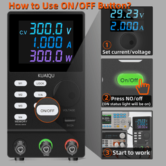 KUAIQU SPPS3001D 300V 1A Bench-top Programmable DC Power Supply for Electrical Engineering Laboratory