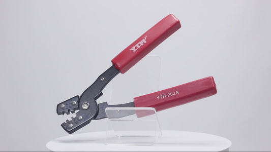 YTH-202A Crimping Pliers, AWG 14-18/20-28, Zinc Alloy, 16mm, Ergonomic for Wiring