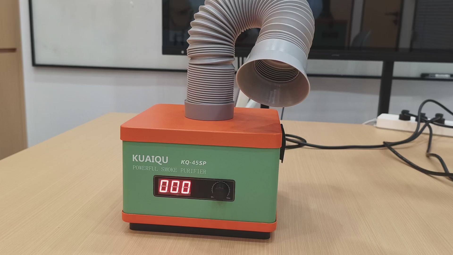 KQ-45SP 45W Solder Fume Extractor with HEPA & Activated Carbon Filter, Desktop Smoke Absorber for Soldering and Electronics Repair