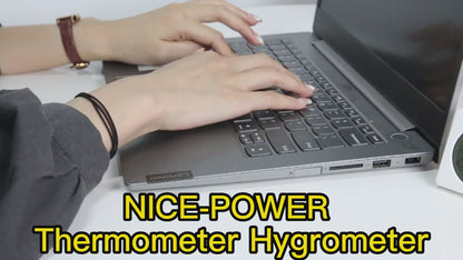 Nice-power WS160 Thermohygrometer: Smart Emoji Display for Multiple Scenarios