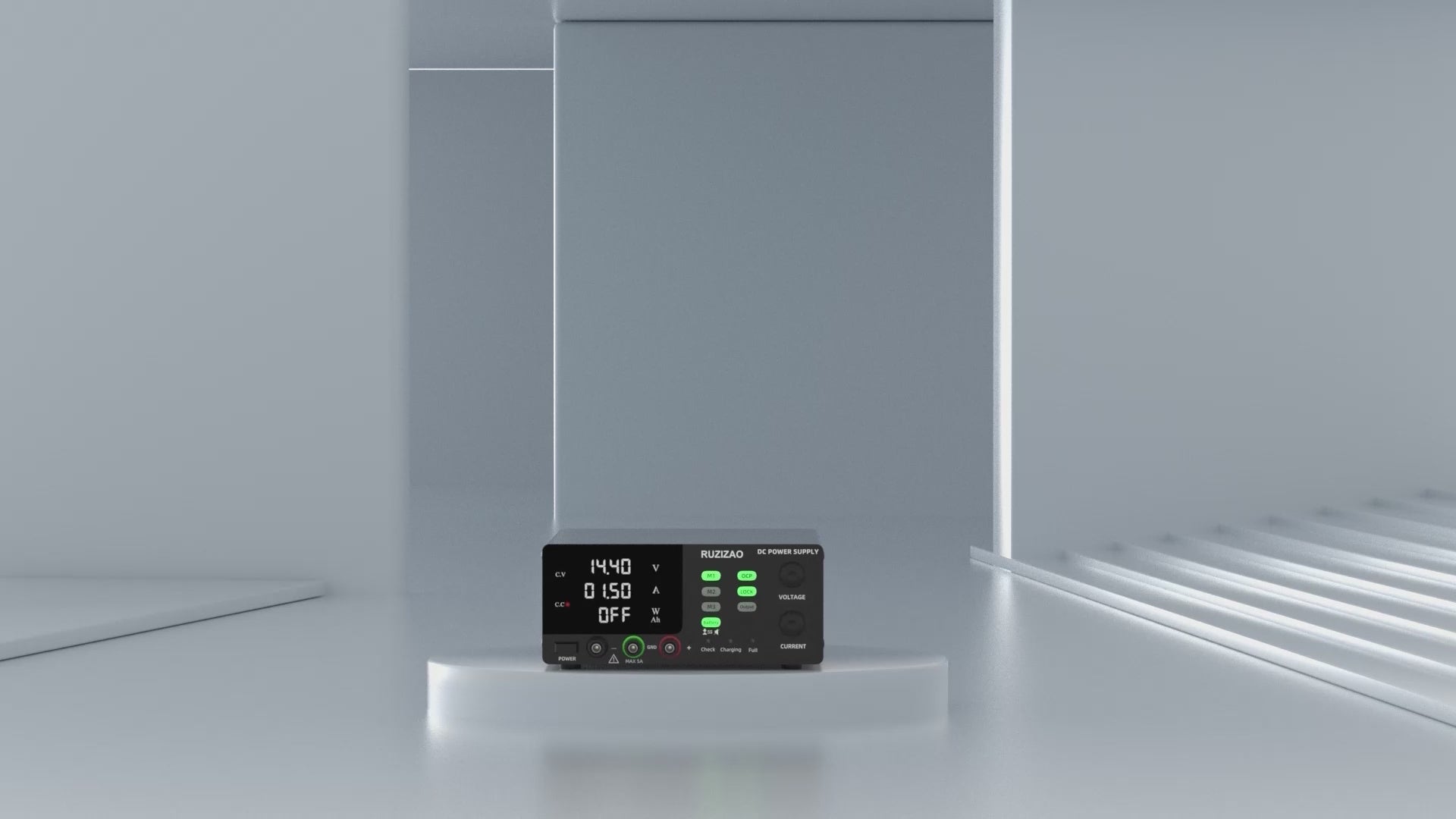 KUAIQU R-SPS1530C 15V 30A 450W DC Power Supply with Battery Charging Function and OCP