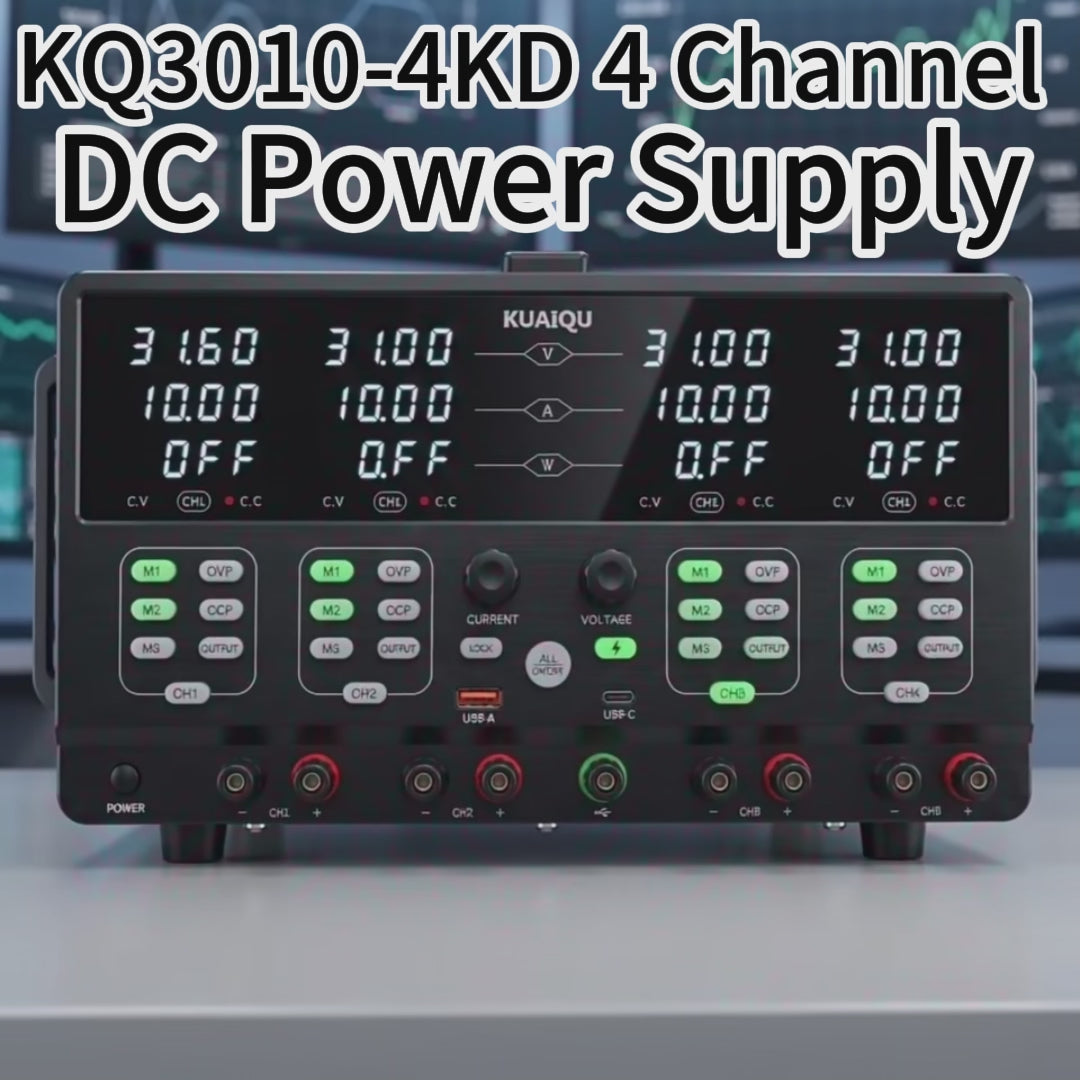 KUAIQU KQ-4KD Multi Channel Programmable DC Power Supply for Professional Testing