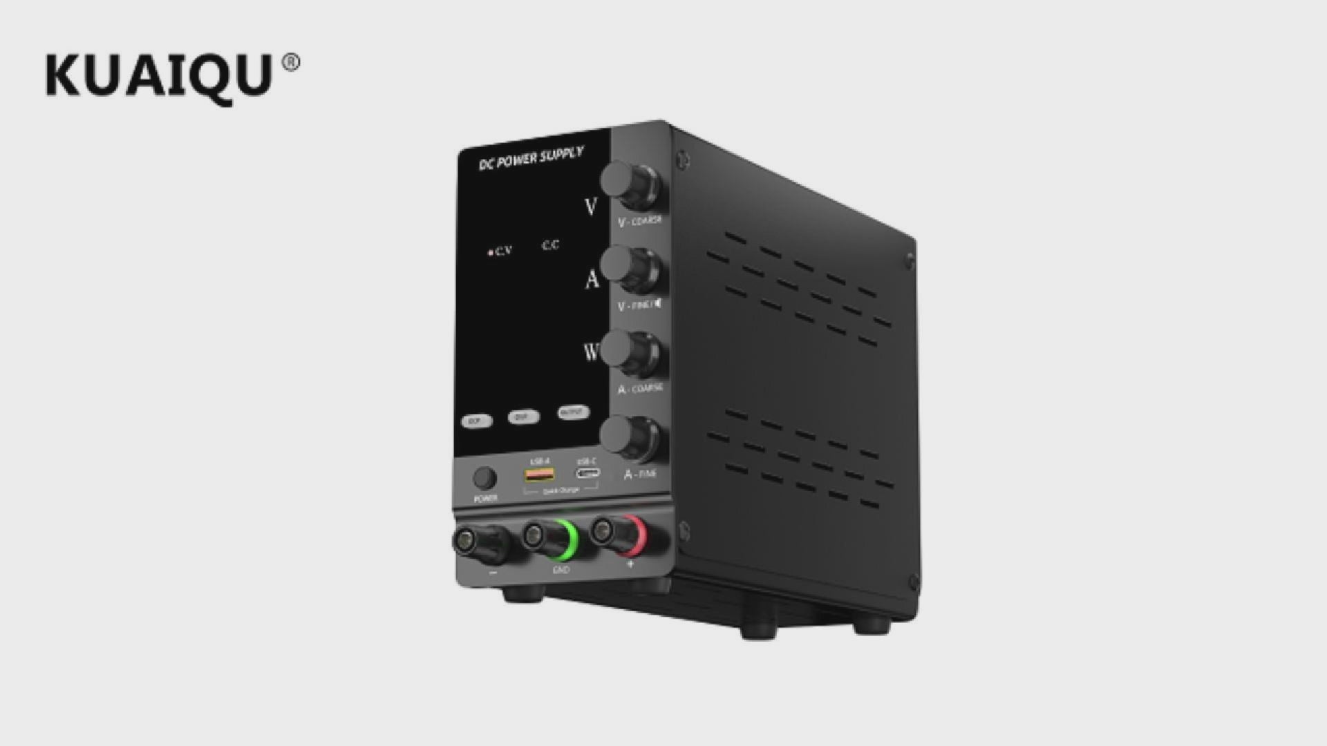 Régulateur de courant continu KUAIQU SPS-C305S 30V 5A, destructeur de court-circuit, charge rapide USB, pour réparation de mobiles et tests de vieillissement