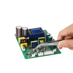 Juego de 7 pinzas de acero inoxidable, pinzas antideslizantes para joyería, pinzas médicas para extracción de cerumen.