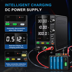 KUAIQU SPPS-C3010C 30V 10A Adjustable DC Power Supply for Emergency Lighting Battery Charging